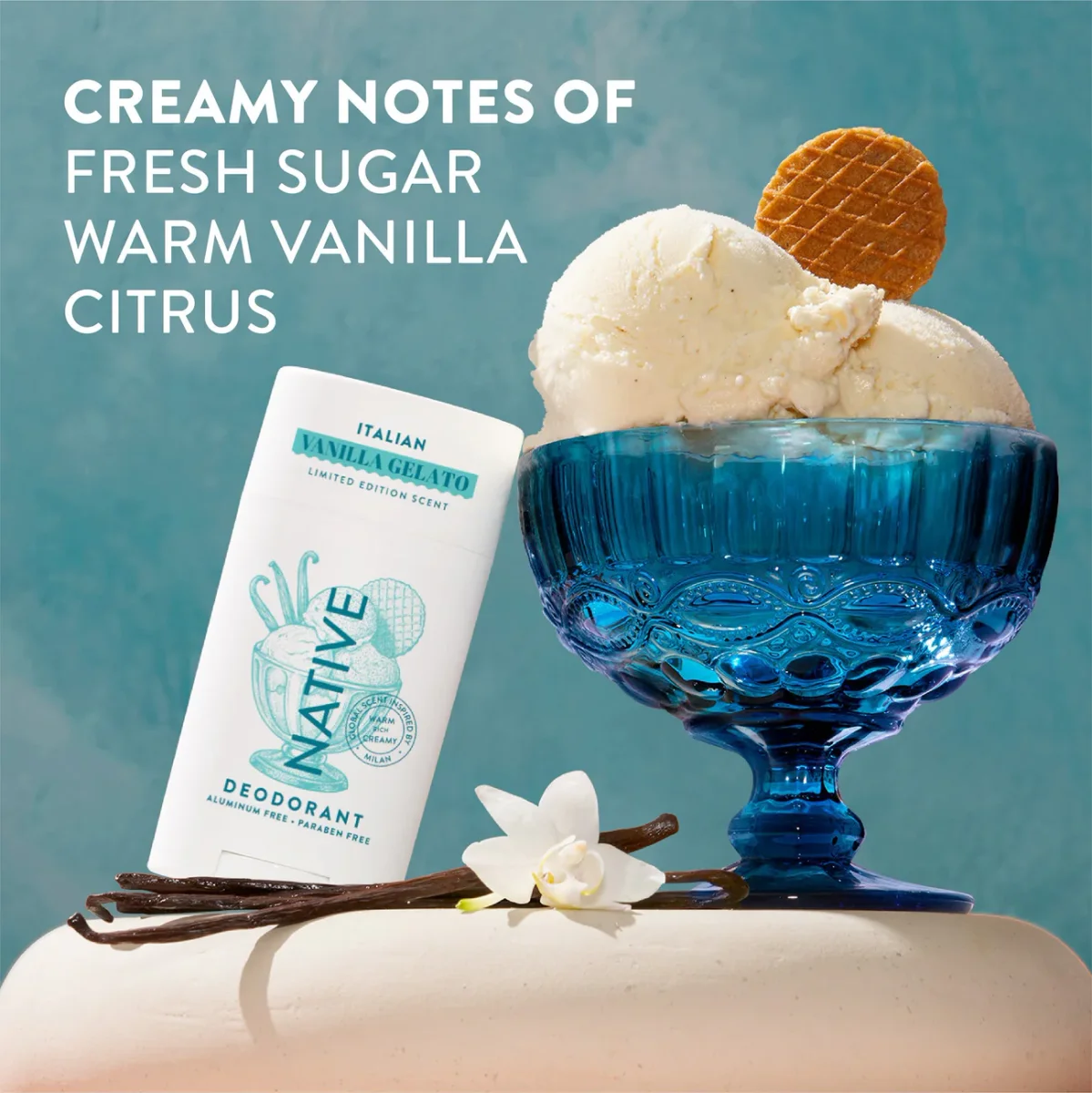 Italian Vanilla Gelato Deodorant Stick by Native