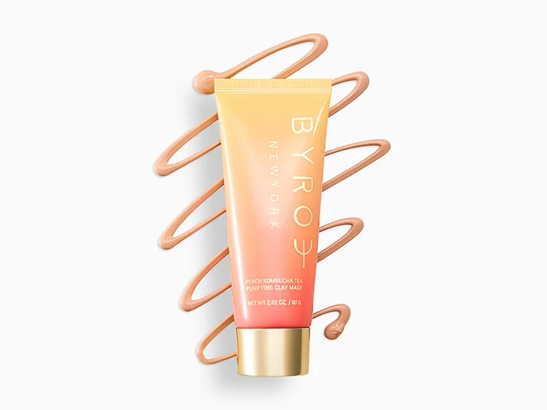 Peach Kombucha Tea Purifying Clay Mask by BYROE
