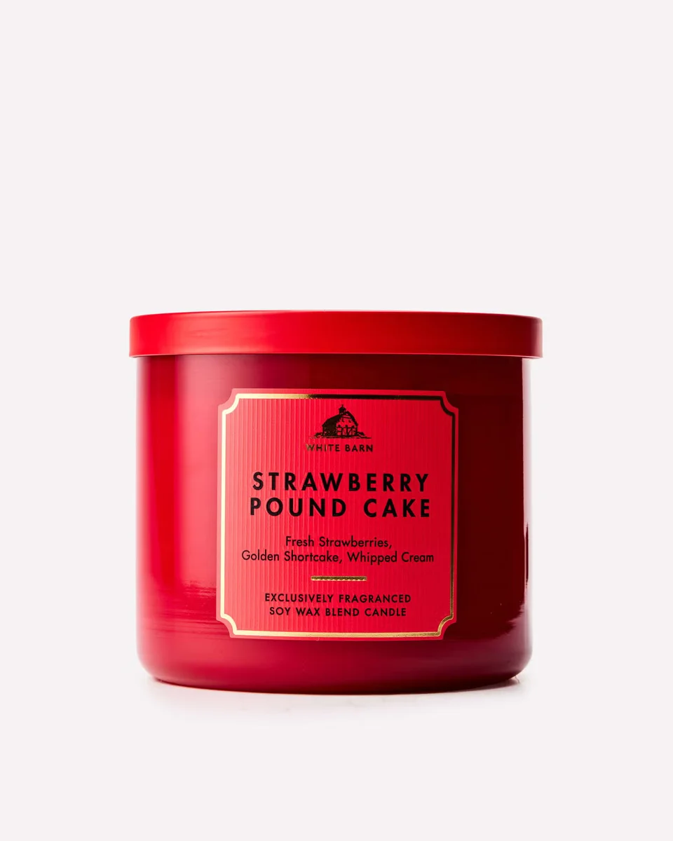 Strawberry Pound Cake Candle by Bath & Body Works