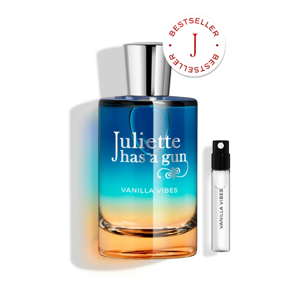 Vanilla Vibes Eau de Parfum by Juliette has a gun