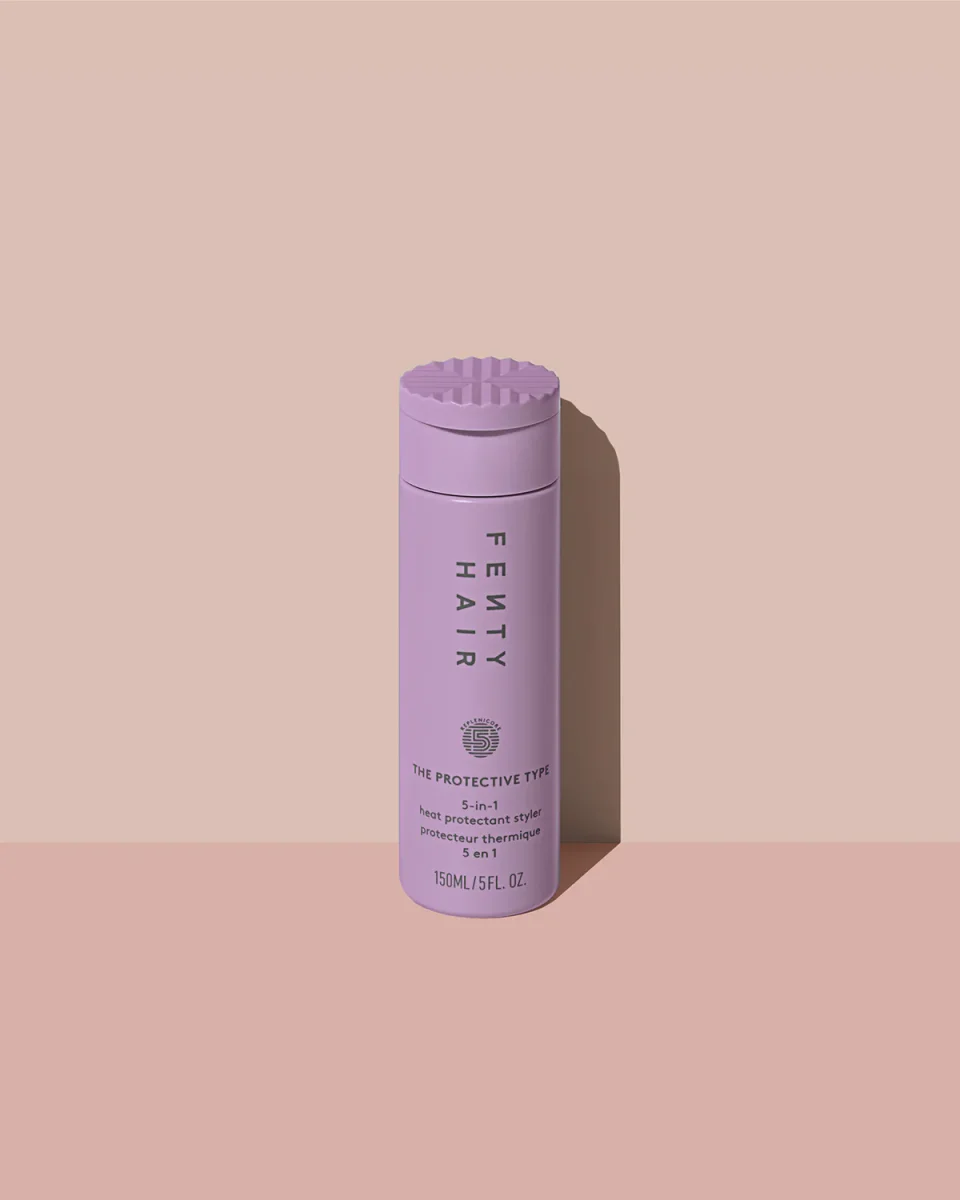 The Protective Type Frizz-Smoothing Heat Protectant Styling Cream by Fenty Hair