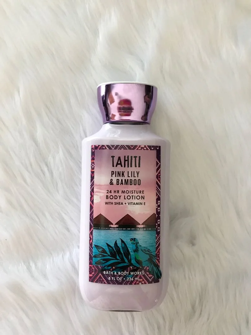 Tahiti Pink Lily And Bamboo Body Lotion by Bath & Body Works