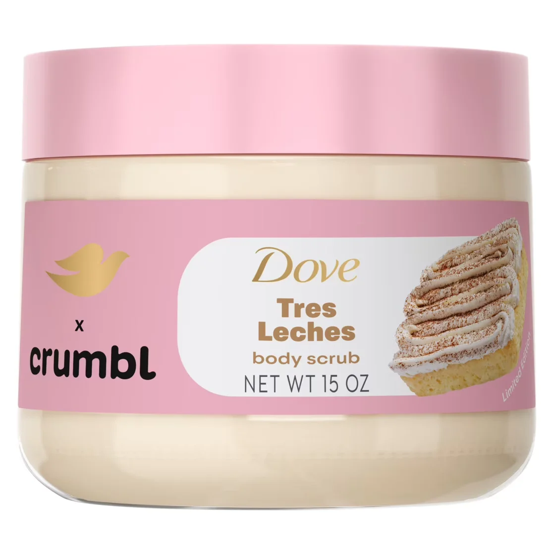 Crumbl Tres Leches Body Scrub by Dove
