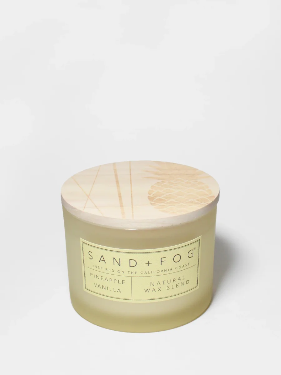 Pineapple Vanilla Candle by Sand + Fog