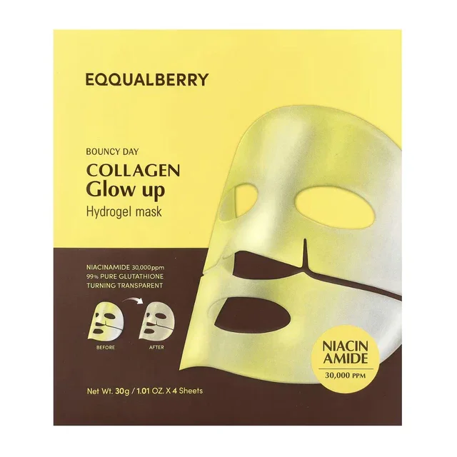 Collagen Glow Up Hydrogel Mask by EQQUALBERRY
