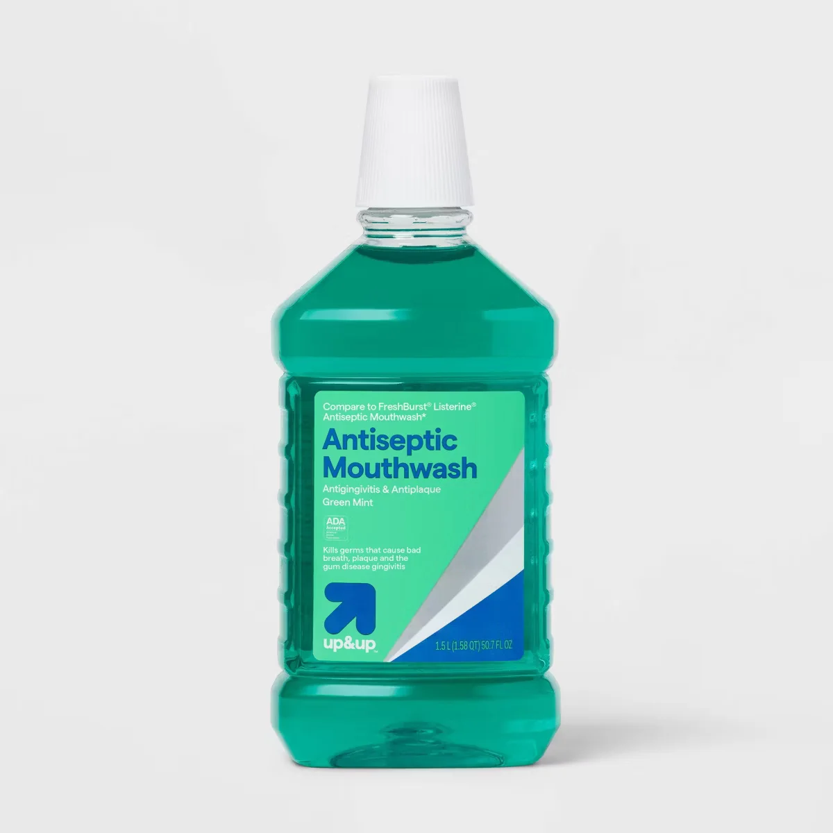 Antiseptic Mouthwash Spring Mint by up&up