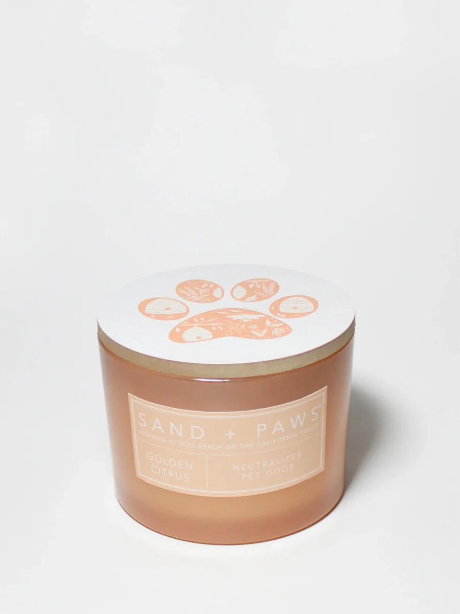 Golden Citrus Candle by Sand + Fog