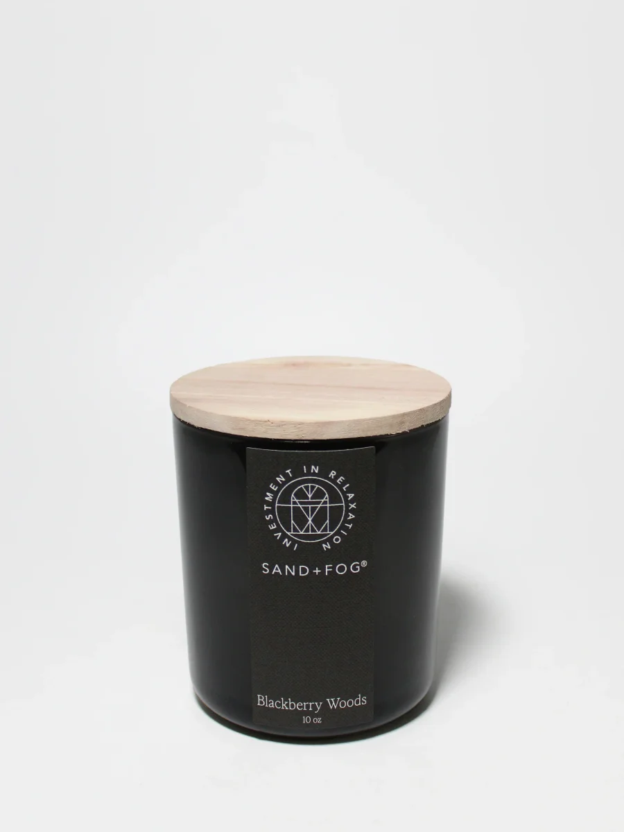 Blackberry Woods Candle by Sand + Fog