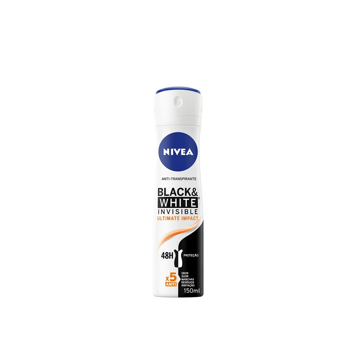 Black & White Invisible Ultimate Impact Deodorant Spray by NIVEA