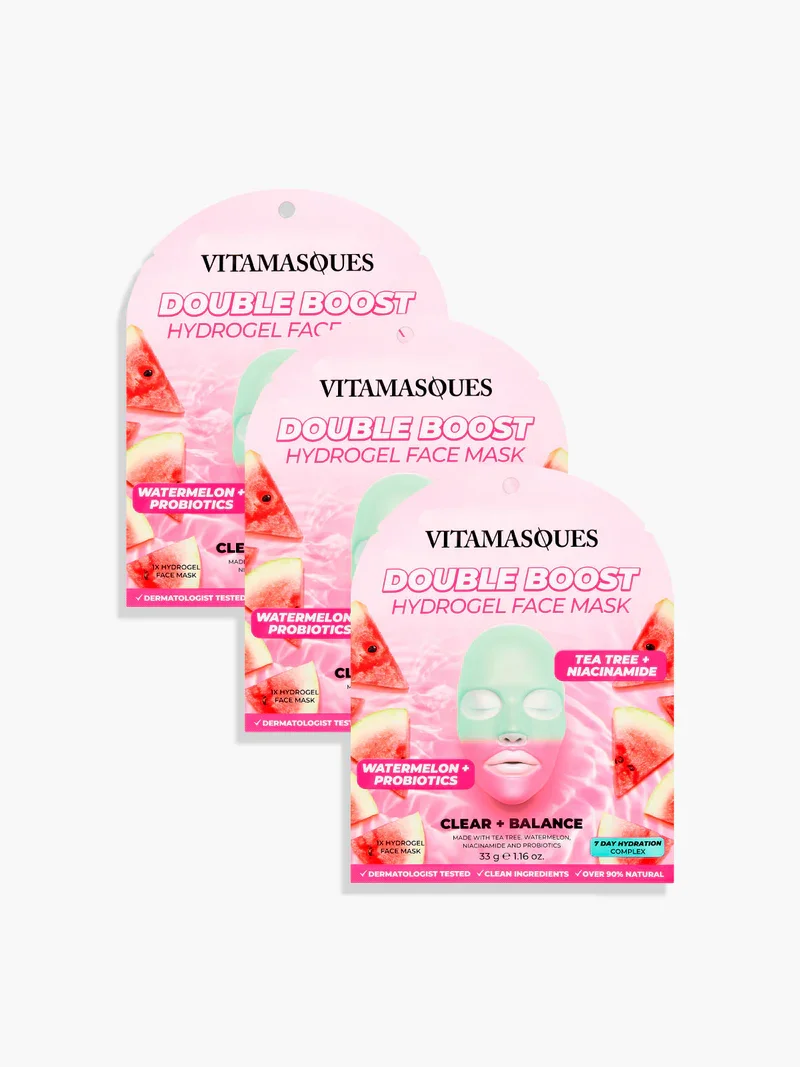 Double Boost Hydrogel Face Mask by Vitamasques