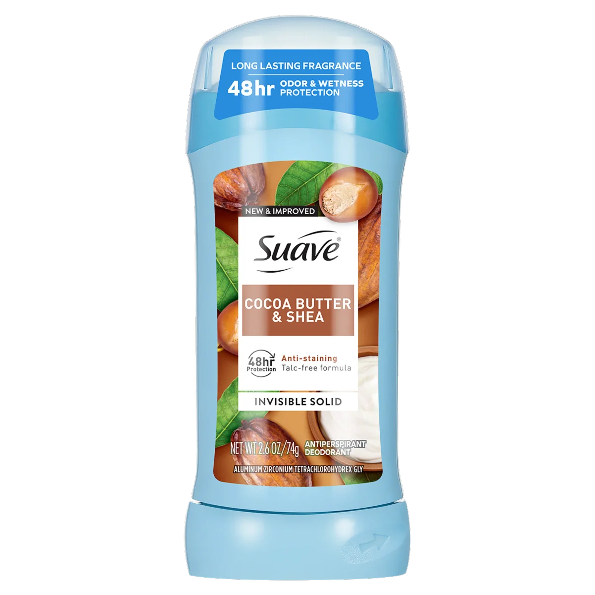 Cocoa Butter & Shea Invisible Solid Antiperspirant Deodorant by Suave