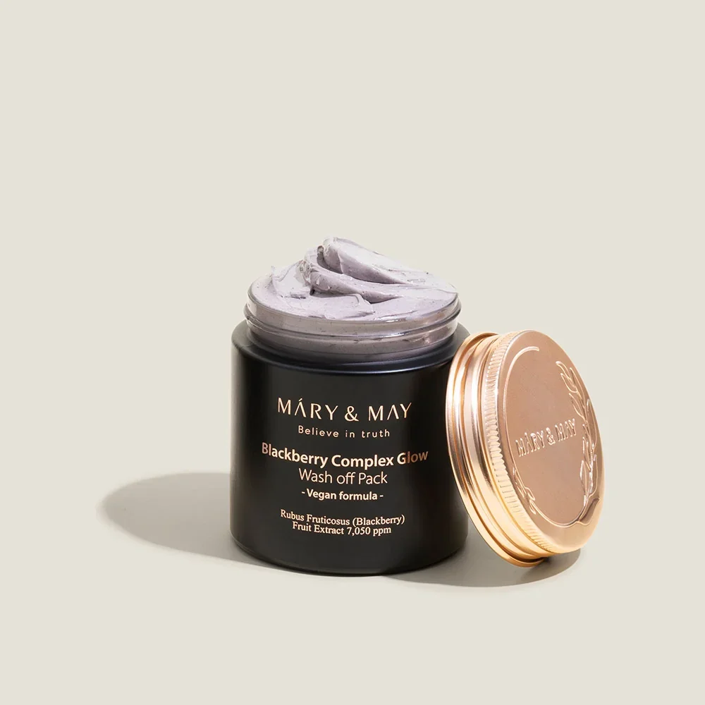 Vegan Blackberry Complex Glow Wash Off Pack by Mary & May