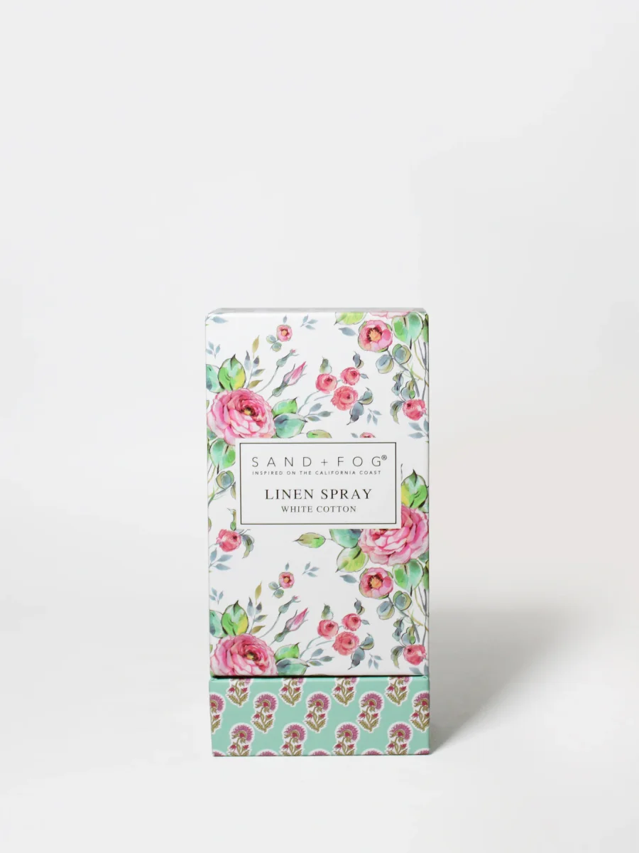 White Cotton Linen Spray by Sand + Fog