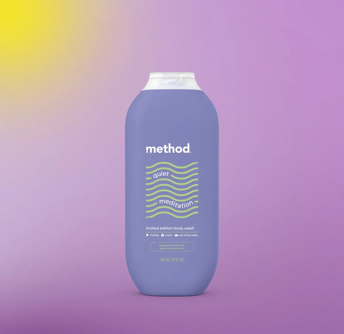 Quiet Meditation Body Wash by method