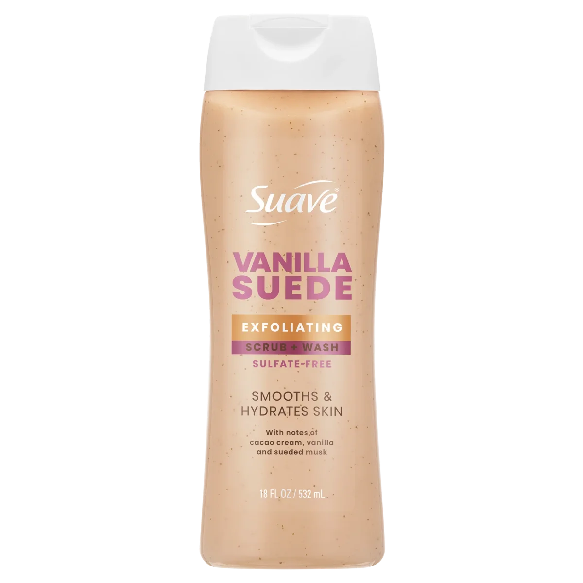 Vanilla Suede Exfoliating Body Wash & Scrub by Suave