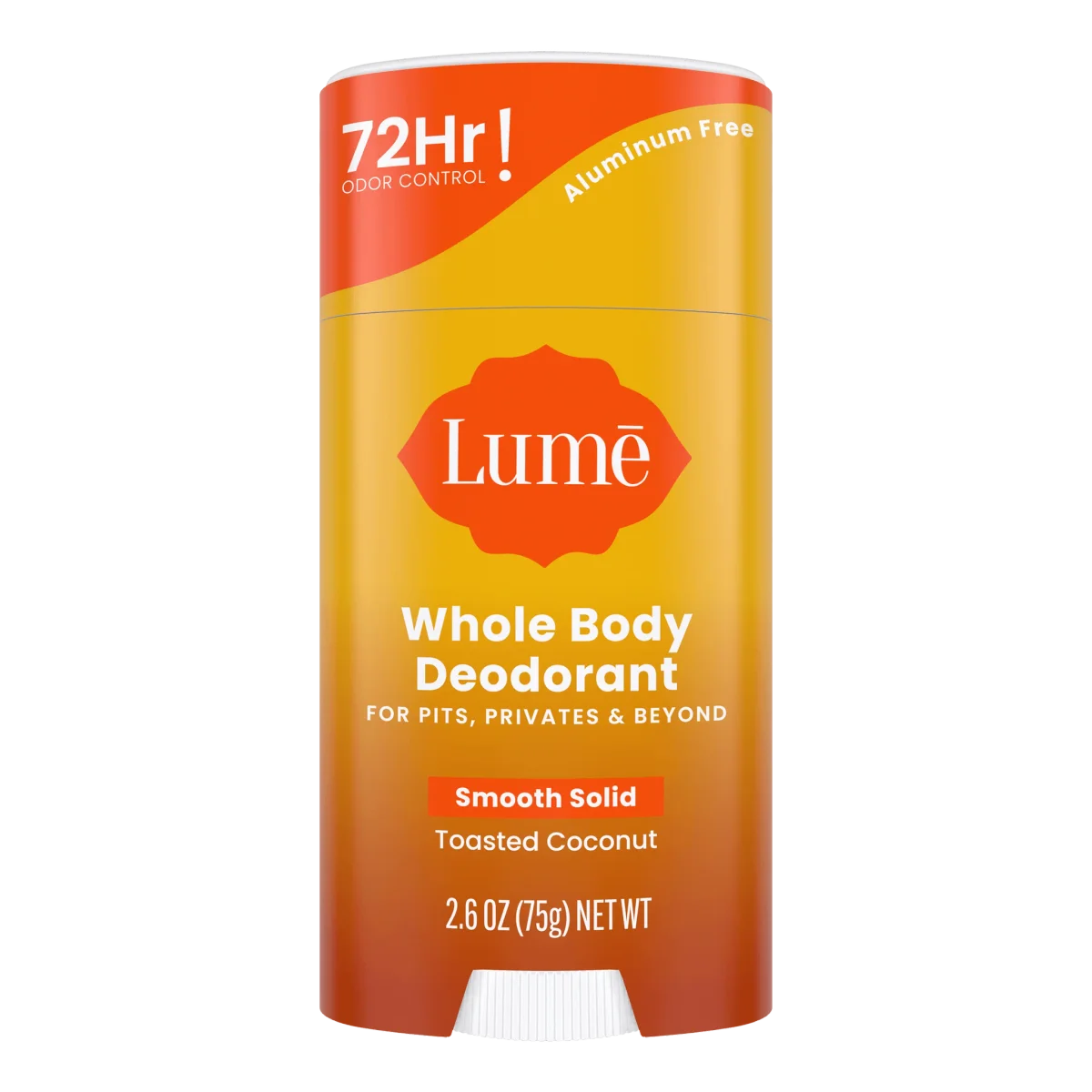 Toasted Coconut Whole Body Smooth Solid Deodorant by Lume