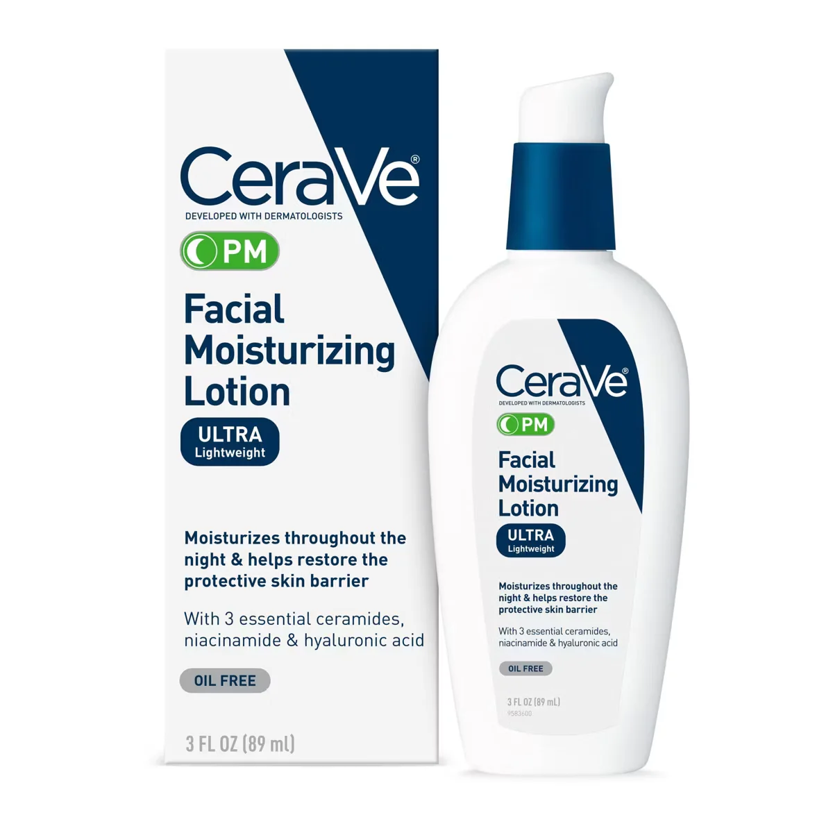PM Facial Moisturizing Lotion by CeraVe