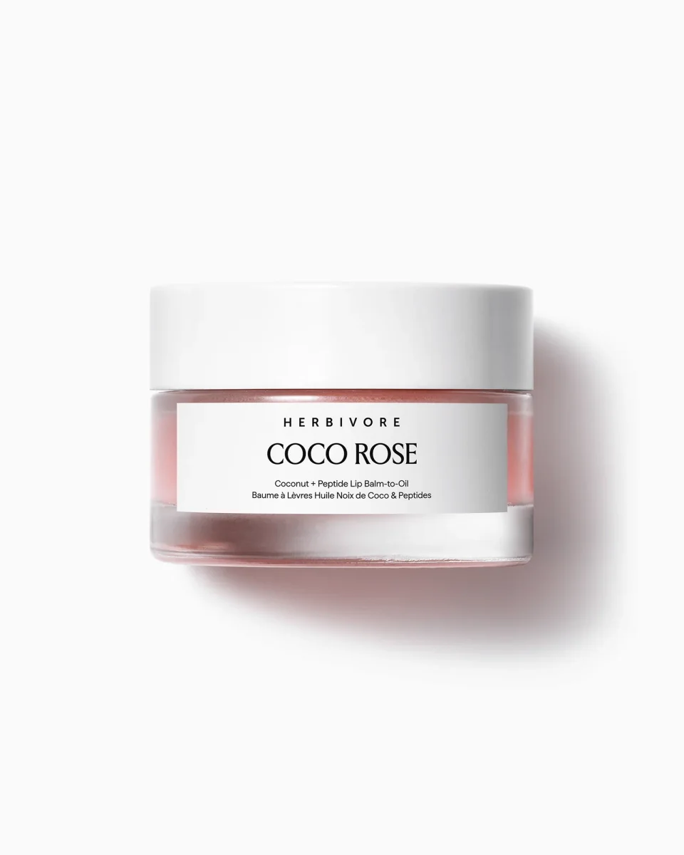 Coco Rose Coconut + Peptide Lip Balm-to-Oil by HERBIVORE