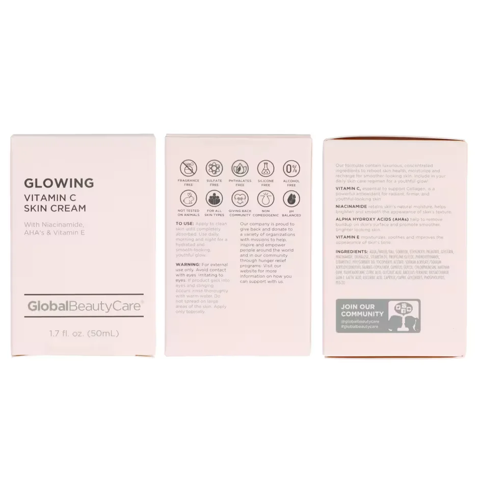 Glowing Vitamin C Skin Cream by Global Beauty Care