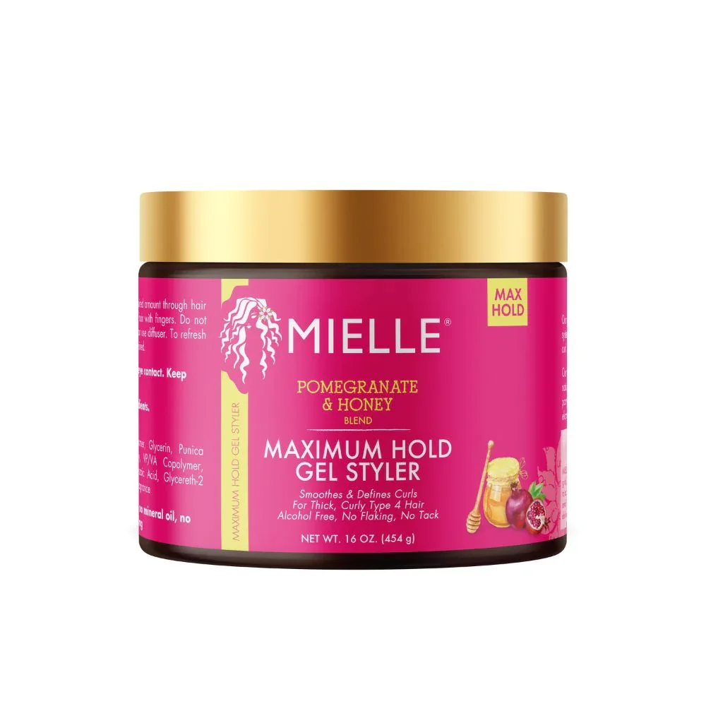 Pomegranate & Honey Maximum Hold Gel Styler by Mielle Organics