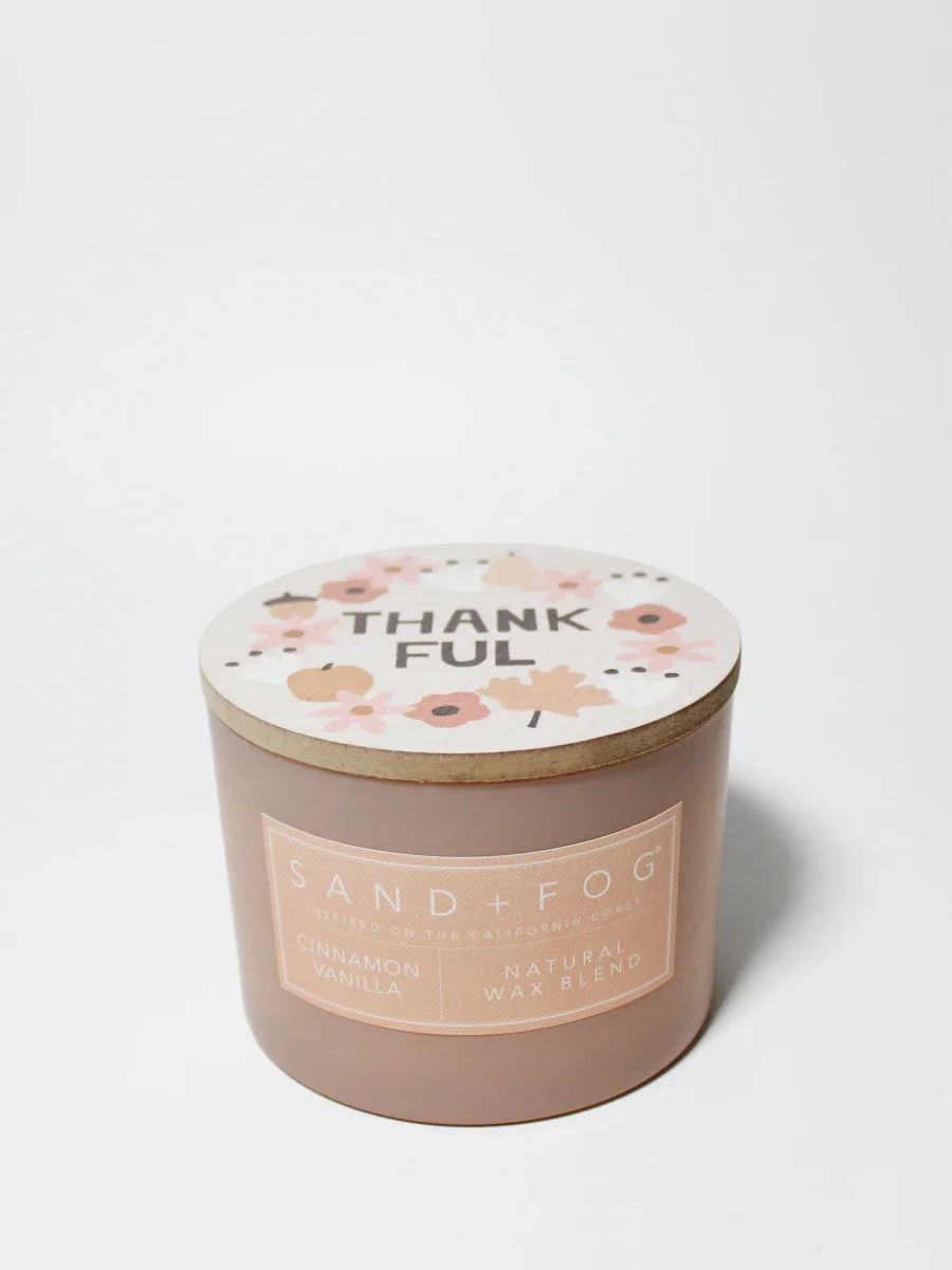 Cinnamon Vanilla Candle by Sand + Fog