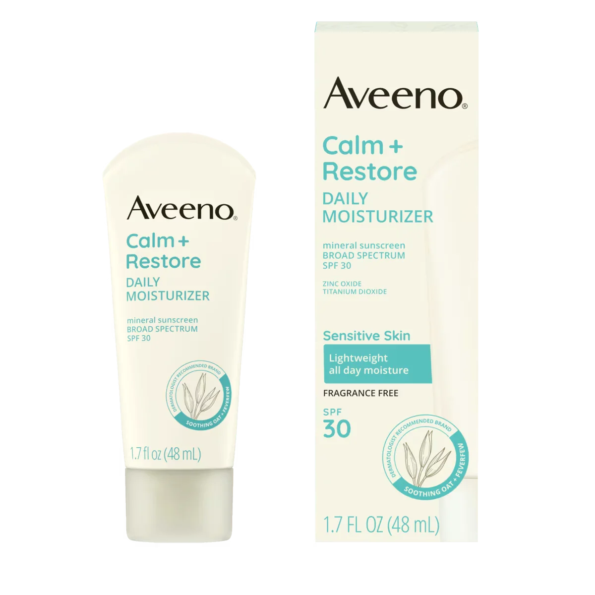 Calm + Restore Daily Moisturizer Mineral Sunscreen by Aveeno