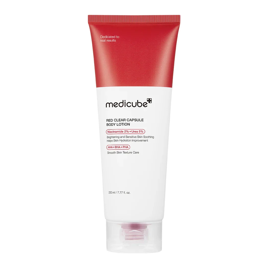 Red Clear Capsule Body Lotion by Medicube