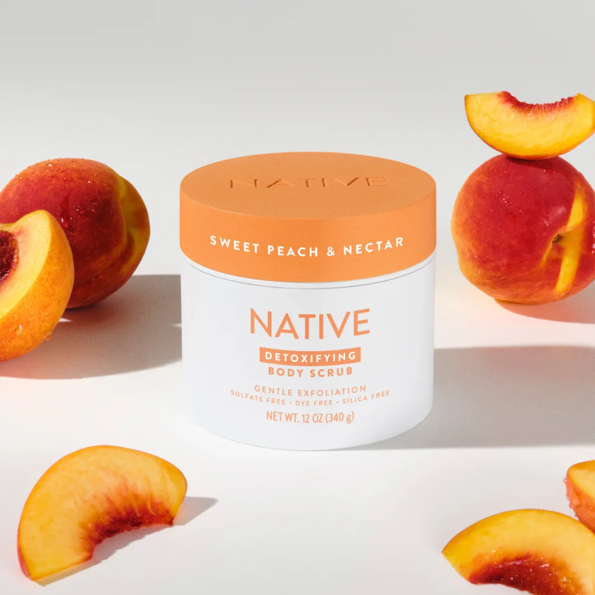 Sweet Peach & Nectar Body Scrub by Native