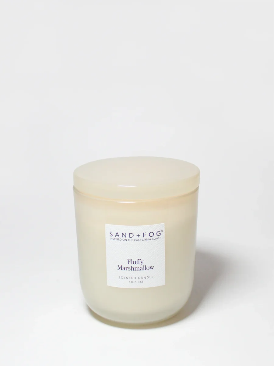 Fluffy Marshmallow Candle by Sand + Fog