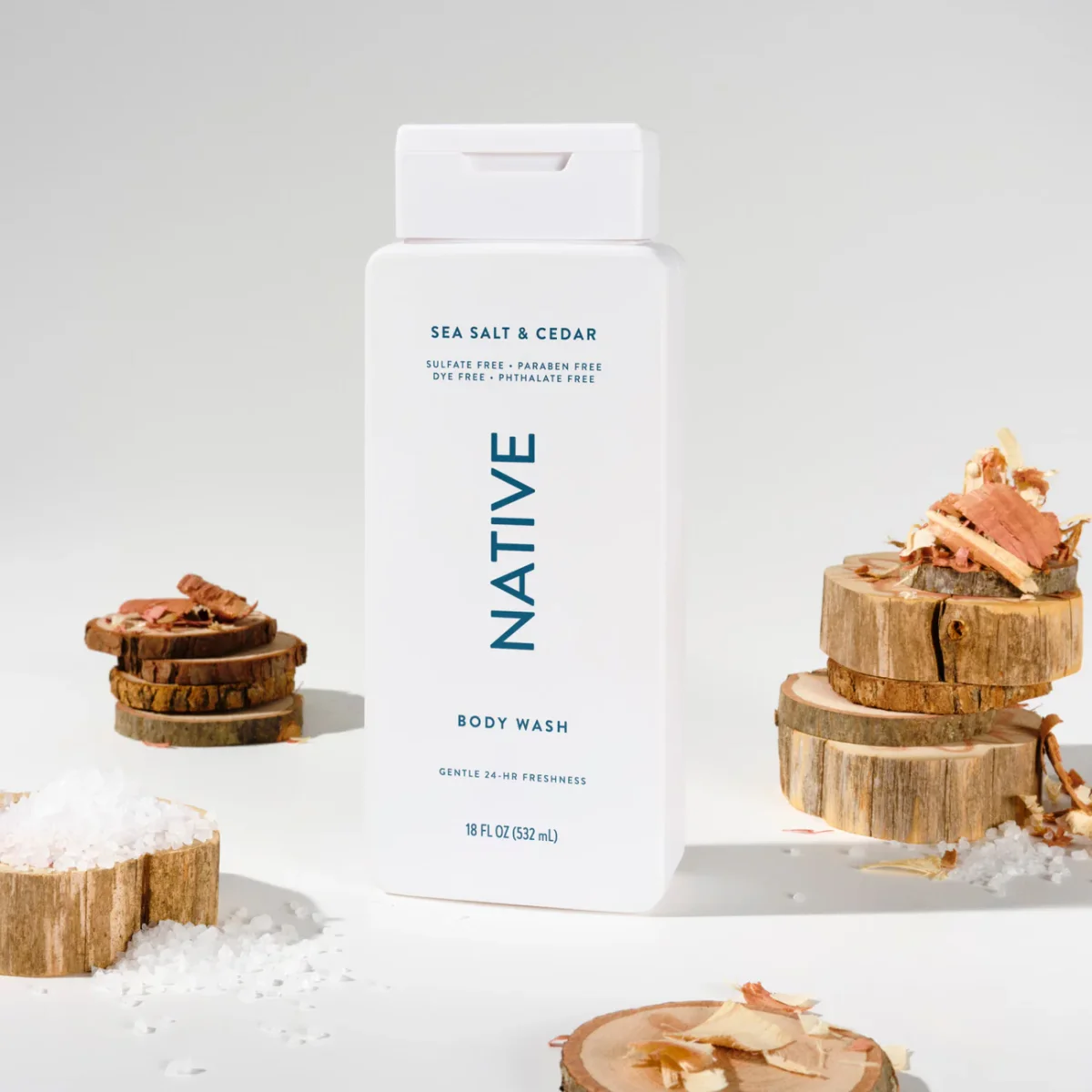 Sea Salt & Cedar Body Wash by Native