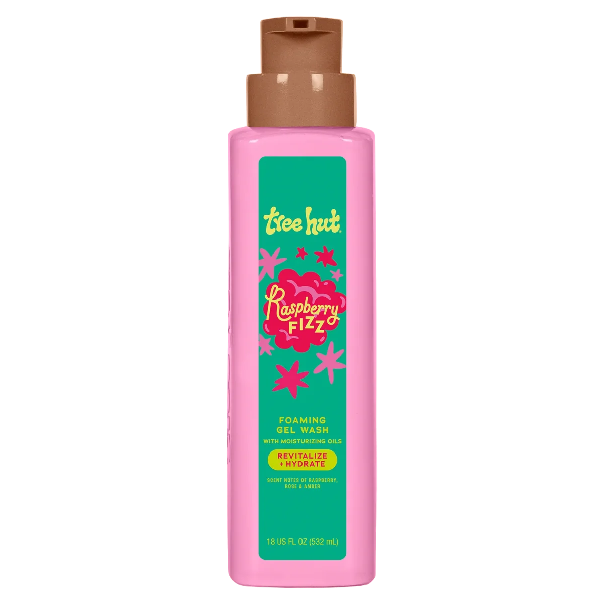 Raspberry Fizz Foaming Gel Wash by Tree Hut