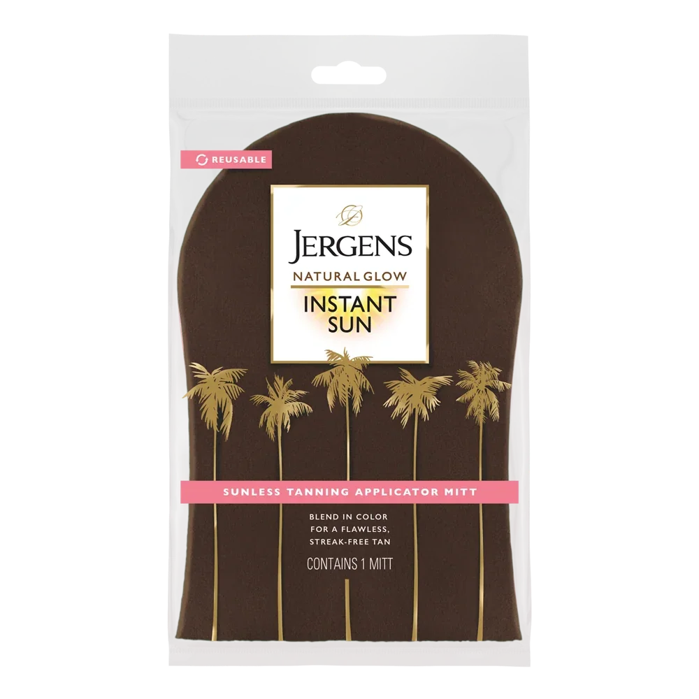 Natural Glow Instant Sun Sunless Tanning Applicator Mitt by Jergens