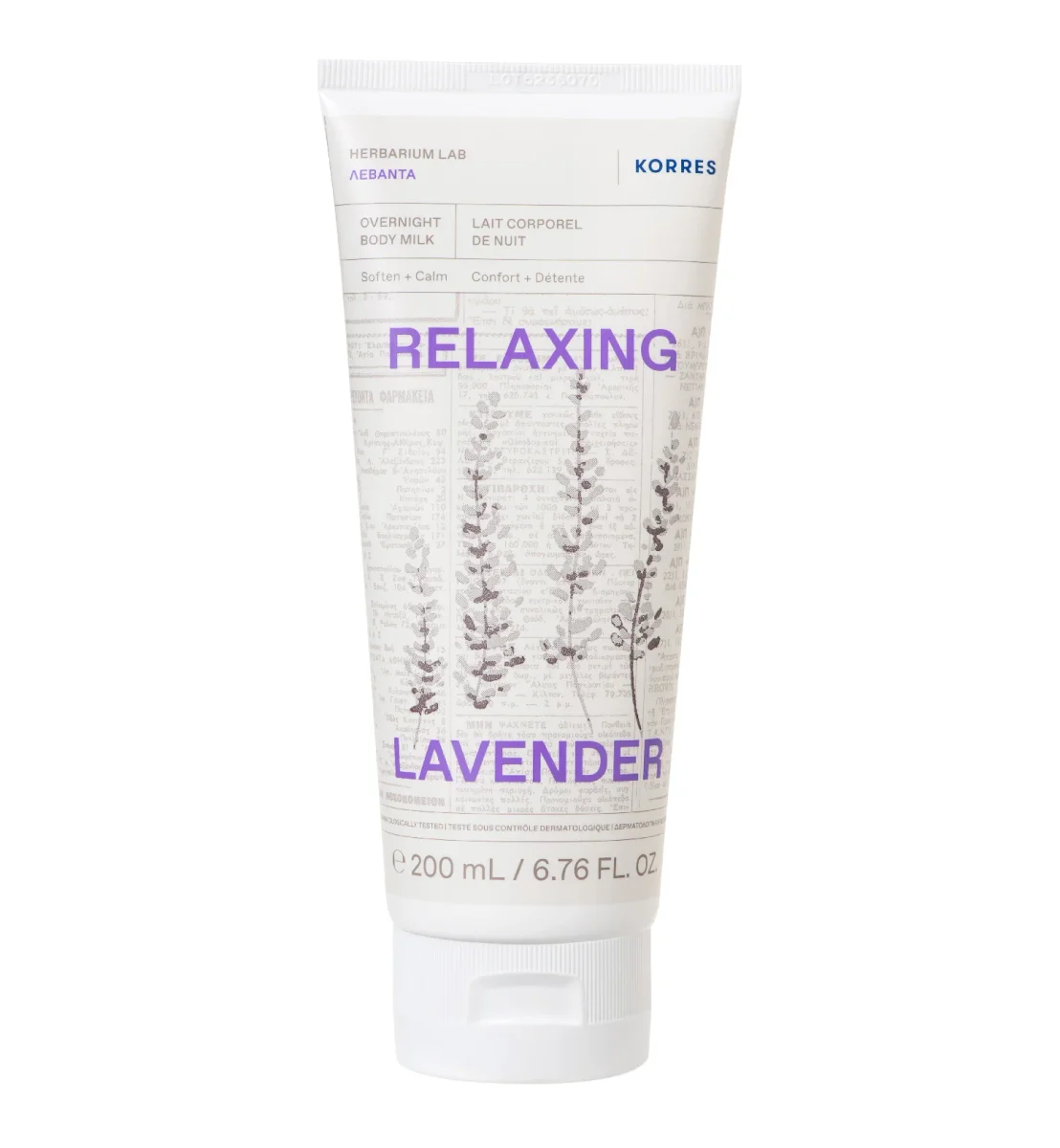 Overnight Body Milk Relaxing Lavender by Korres