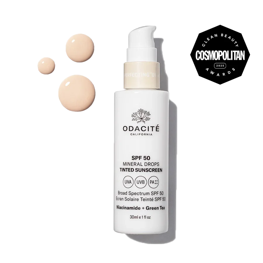 SPF 50 Tinted Mineral Drops Sunscreen by Odacité