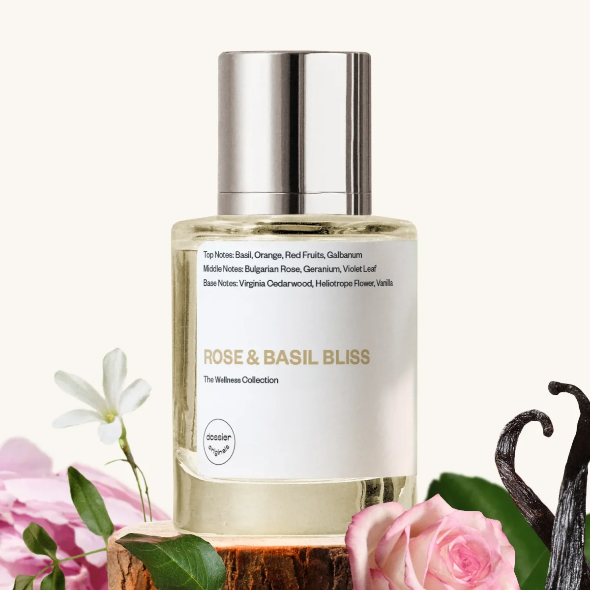 Rose & Basil Bliss Eau de Parfum by Dossier