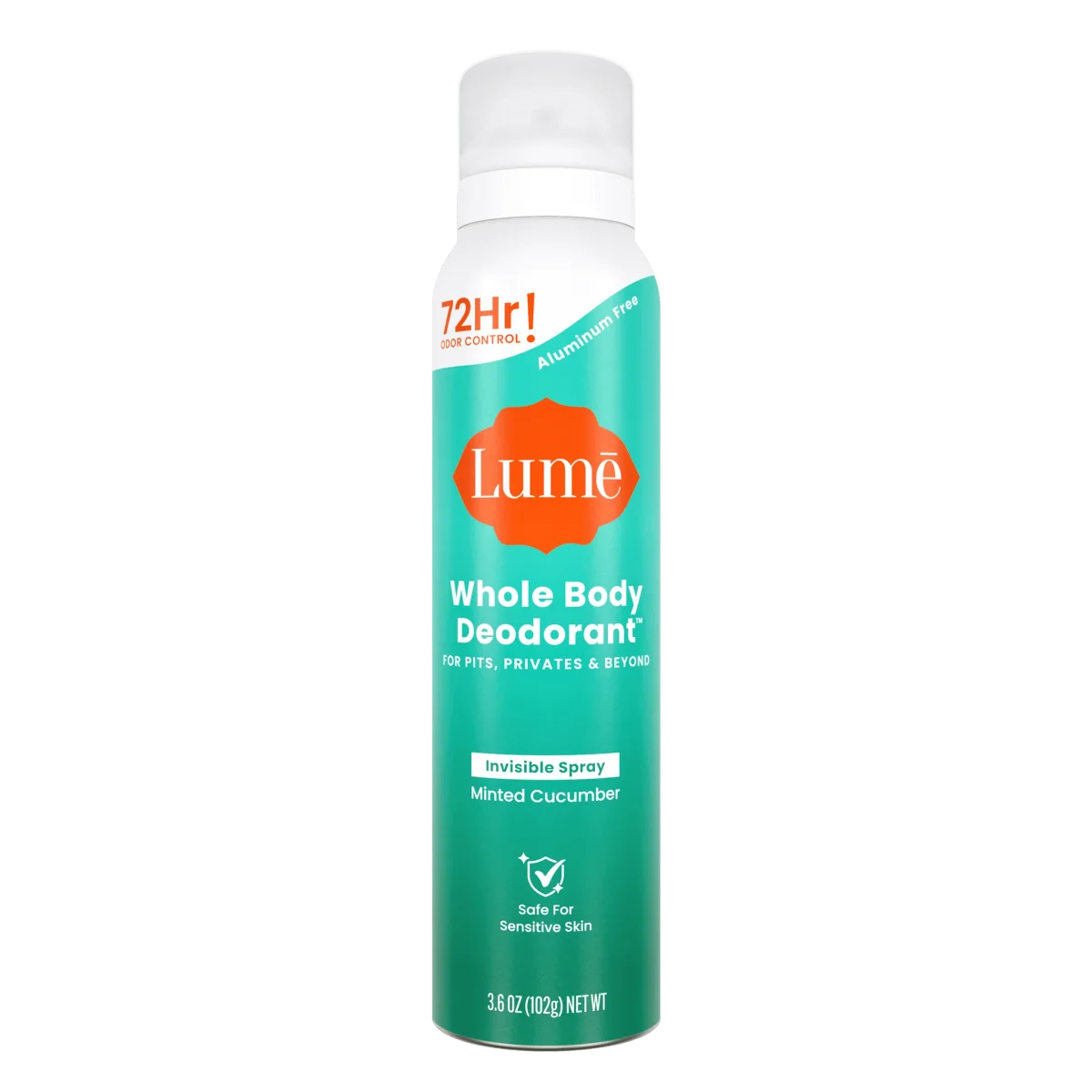 Minted Cucumber Whole Body Spray Deodorant by Lume