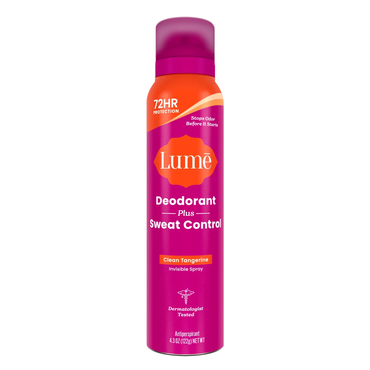 Clean Tangerine Sweat Control Spray Deodorant by Lume