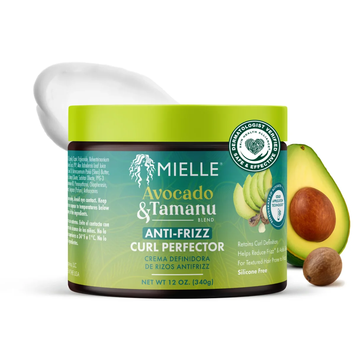 Avocado & Tamanu Anti-Frizz Curl Perfector by Mielle Organics