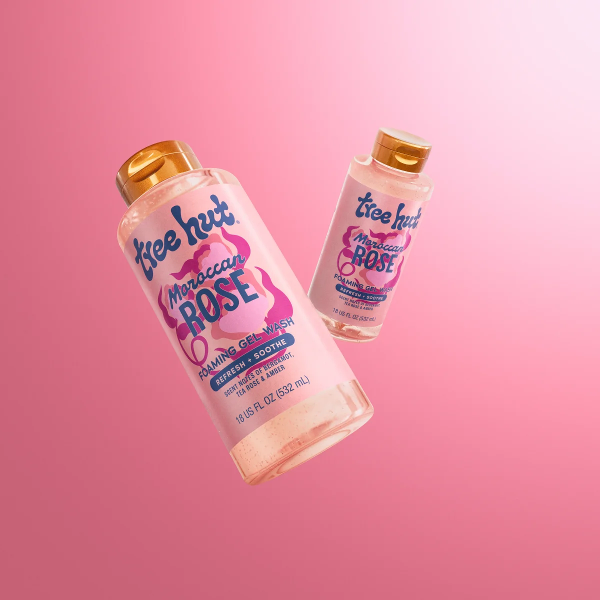 Moroccan Rose Foaming Gel Wash by Tree Hut