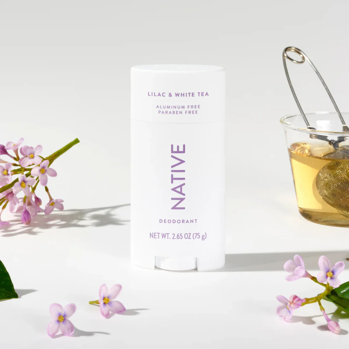 Lilac & White Tea Deodorant Stick by Native