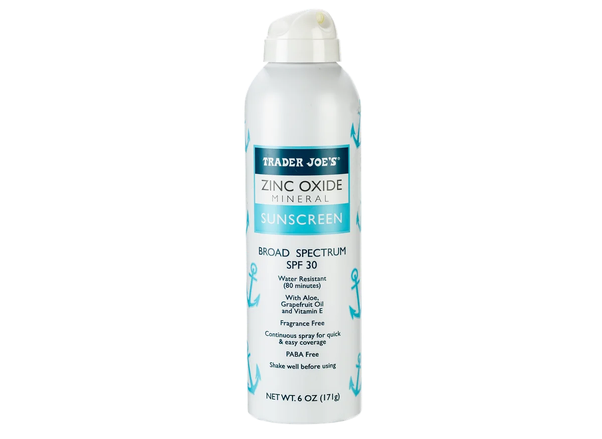 Zinc Oxide Mineral Sunscreen Spray SPF 30 by Trader Joe's