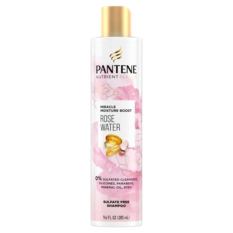 Miracle Moisture Boost Rose Water Sulfate Free Shampoo by Pantene