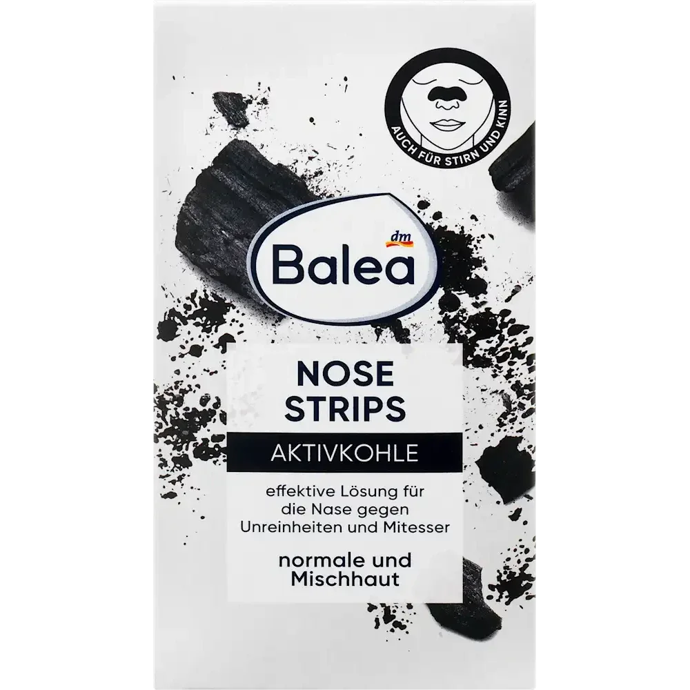 Activated Charcoal Nose Strips by Balea