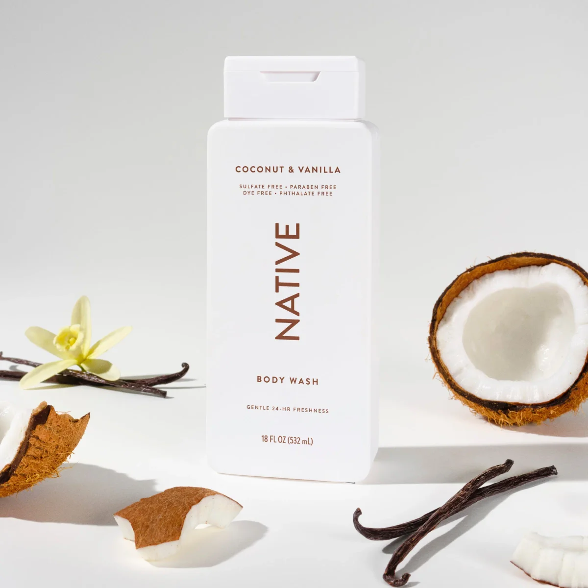 Coconut & Vanilla Body Wash by Native