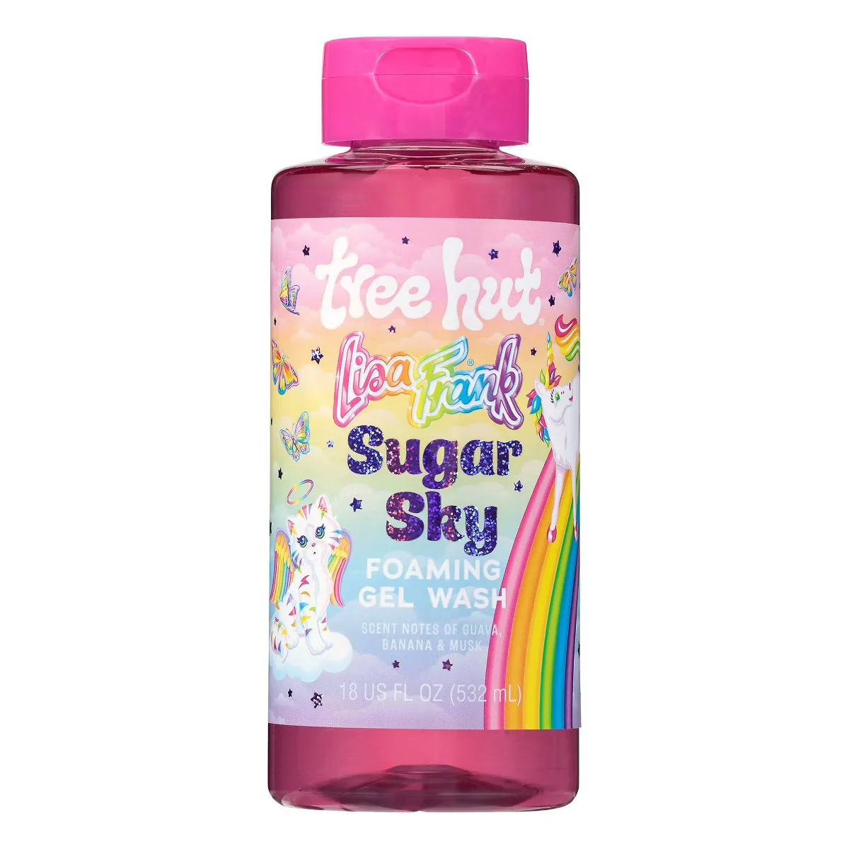Lisa Frank Sugar Sky Foaming Gel Wash by Tree Hut