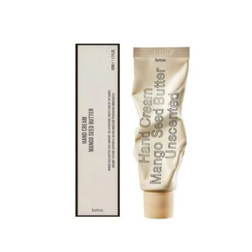 Unscented Mango Seed Butter Hand Cream by Hetras.