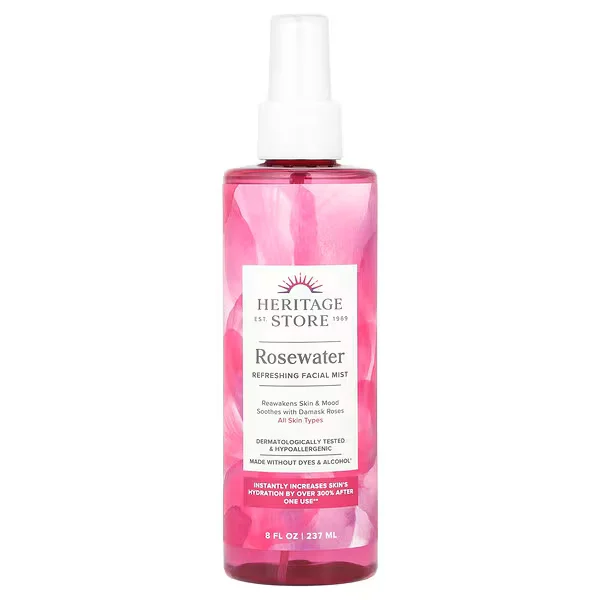 Rosewater Refreshing Facial Mist by Heritage Store