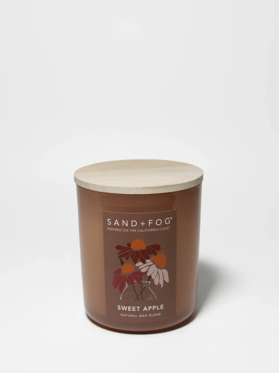 Sweet Apple Candle by Sand + Fog