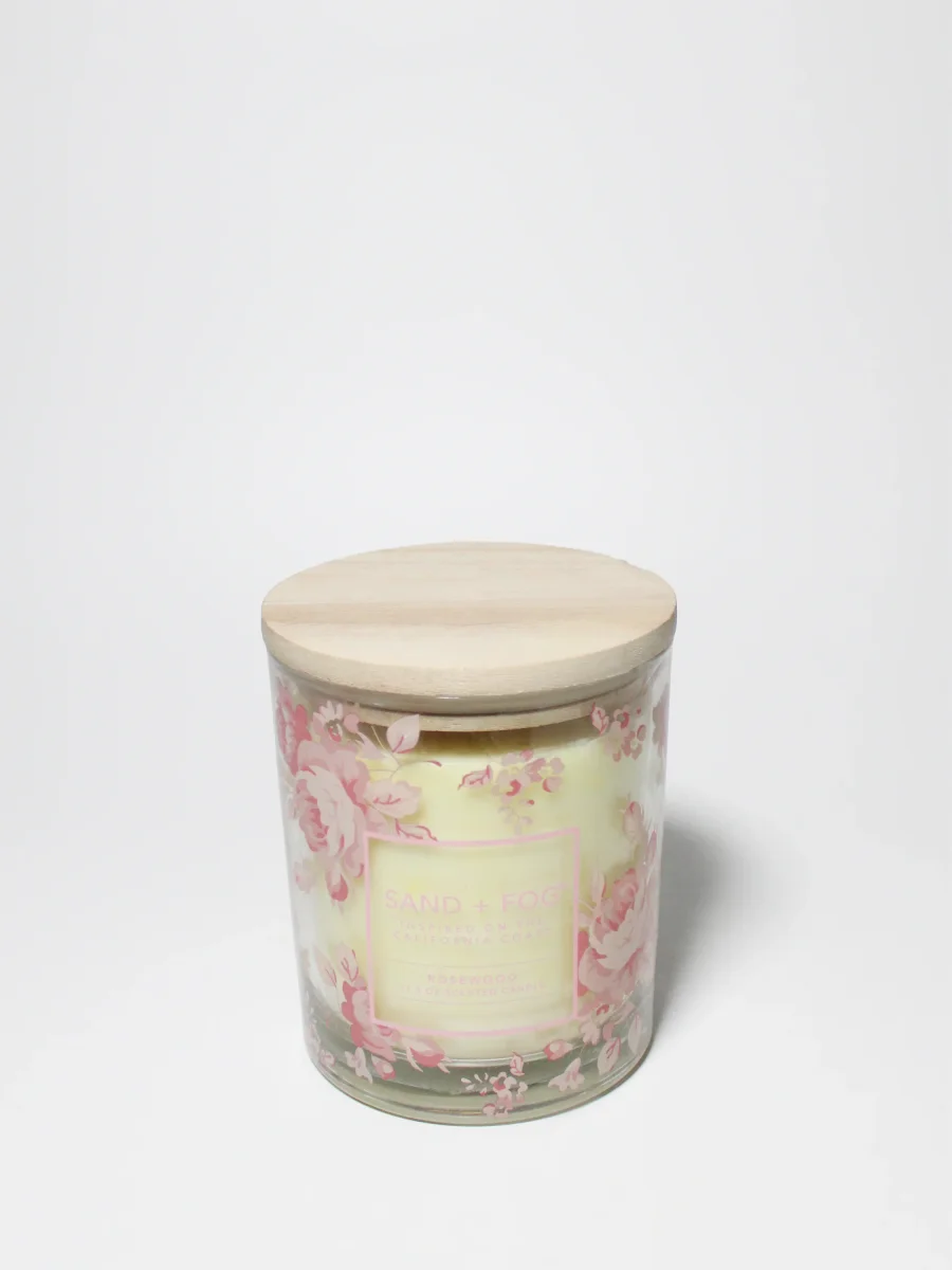 Rosewood Candle by Sand + Fog