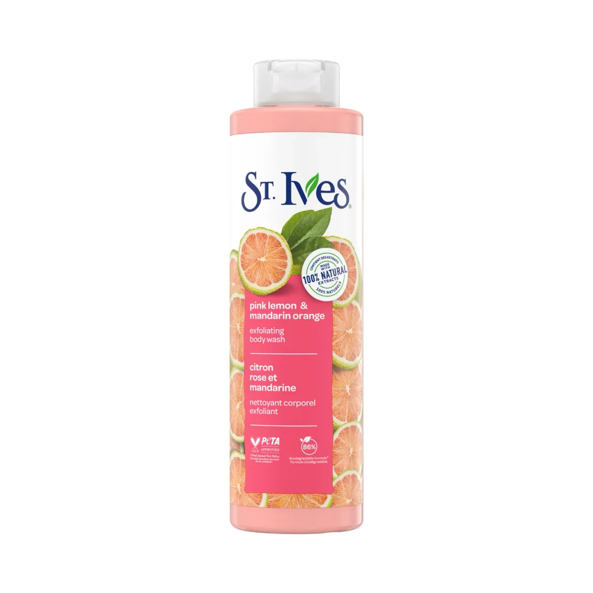 Pink Lemon & Mandarin Orange Exfoliating Body Wash by St. Ives